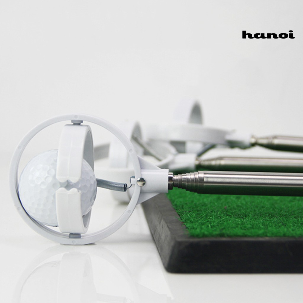 [QL]Stainless Steel Telescopic Golf Ball Retriever Retracted Pick up Scoop Picker