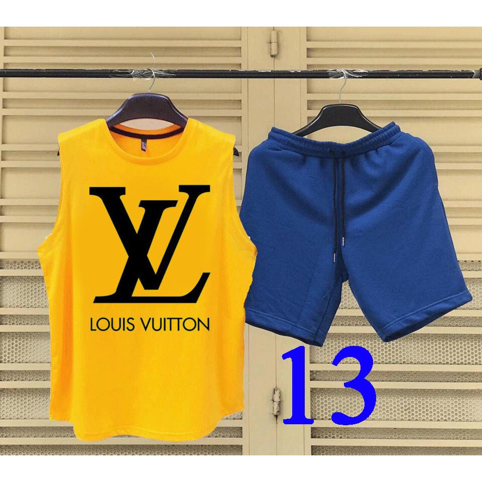 Bộ thể thao nam tập gym bộ ba lỗ nam Chất Thun Co Giãn Năng Động Mùa Hè Men Shop