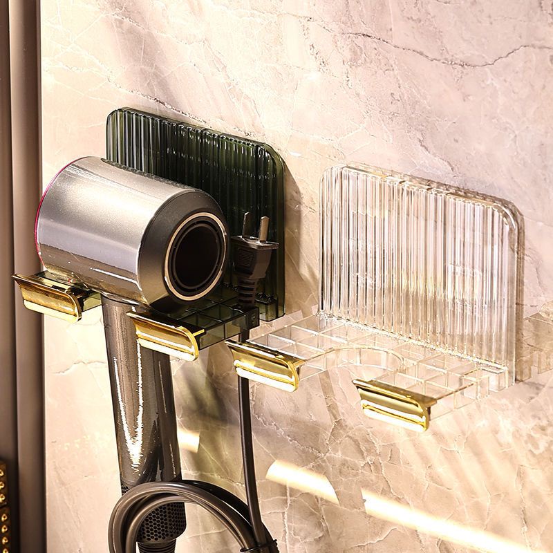 Giá đỡ Máy Sấy Tóc dán tường không thấm nước sang trọng Tiện Dụng Cho Nhà Tắm