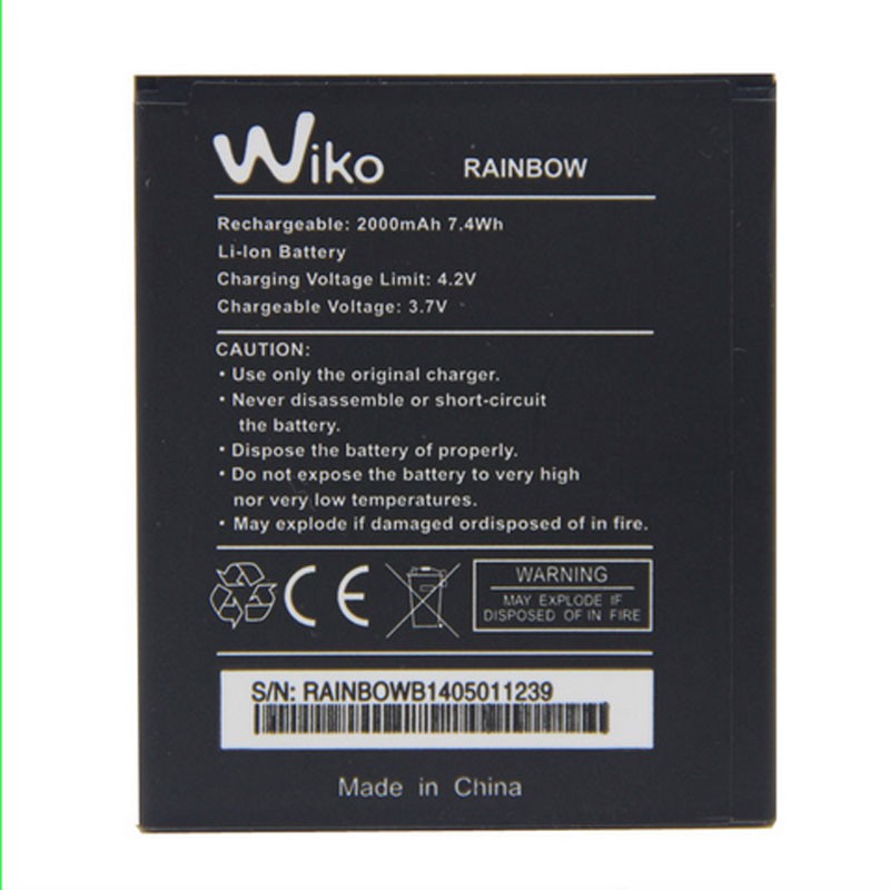 Pin Wiko RainBow Lite zin/RainBow zin