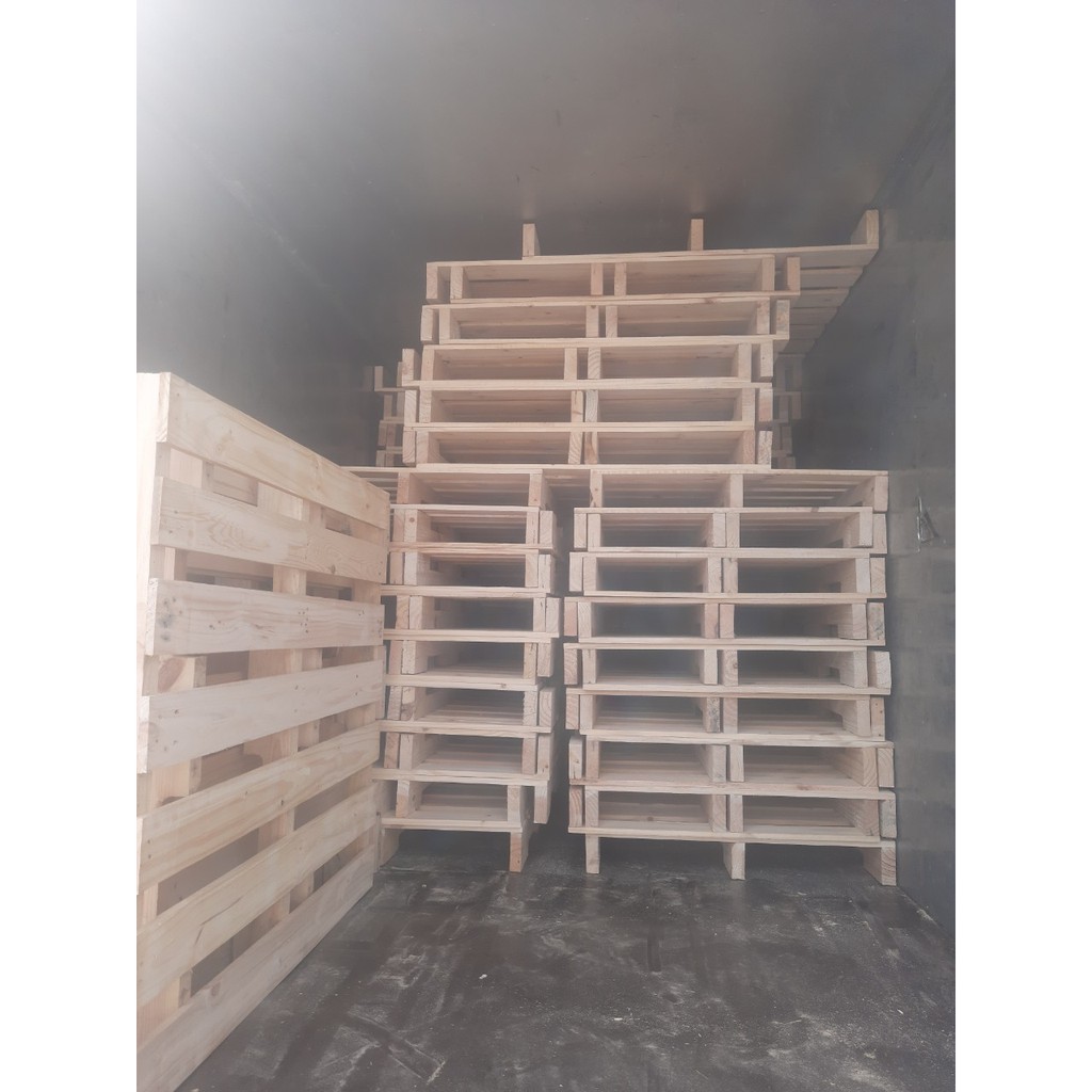 Giường pallet gỗ thông 1m2 -1m8 Homevuive | BigBuy360 - bigbuy360.vn