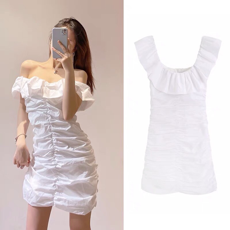 Xả Váy ZARA  trắng