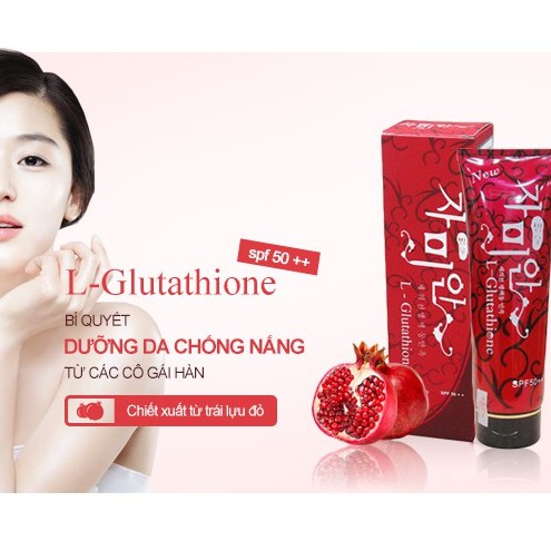 Kem dưỡng trắng da toàn thân L-Glutathione SPF 50++