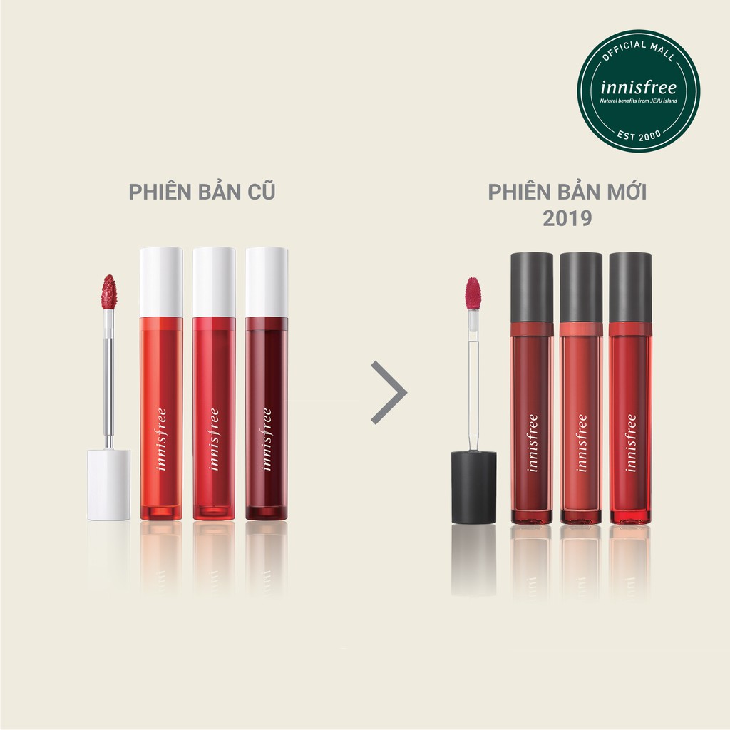 [Mã FMCGMF11 giảm 8% đơn 250K] Son tint dưỡng ẩm innisfree Vivid Oil Tint 4g