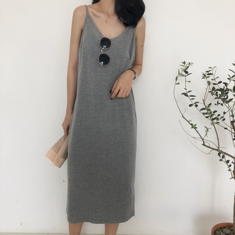 Váy thun cotton dáng suông dài thoáng mát và năng động by Liola.thietke