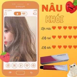 Thuốc nhuộm tóc Nâu Khói không tẩy