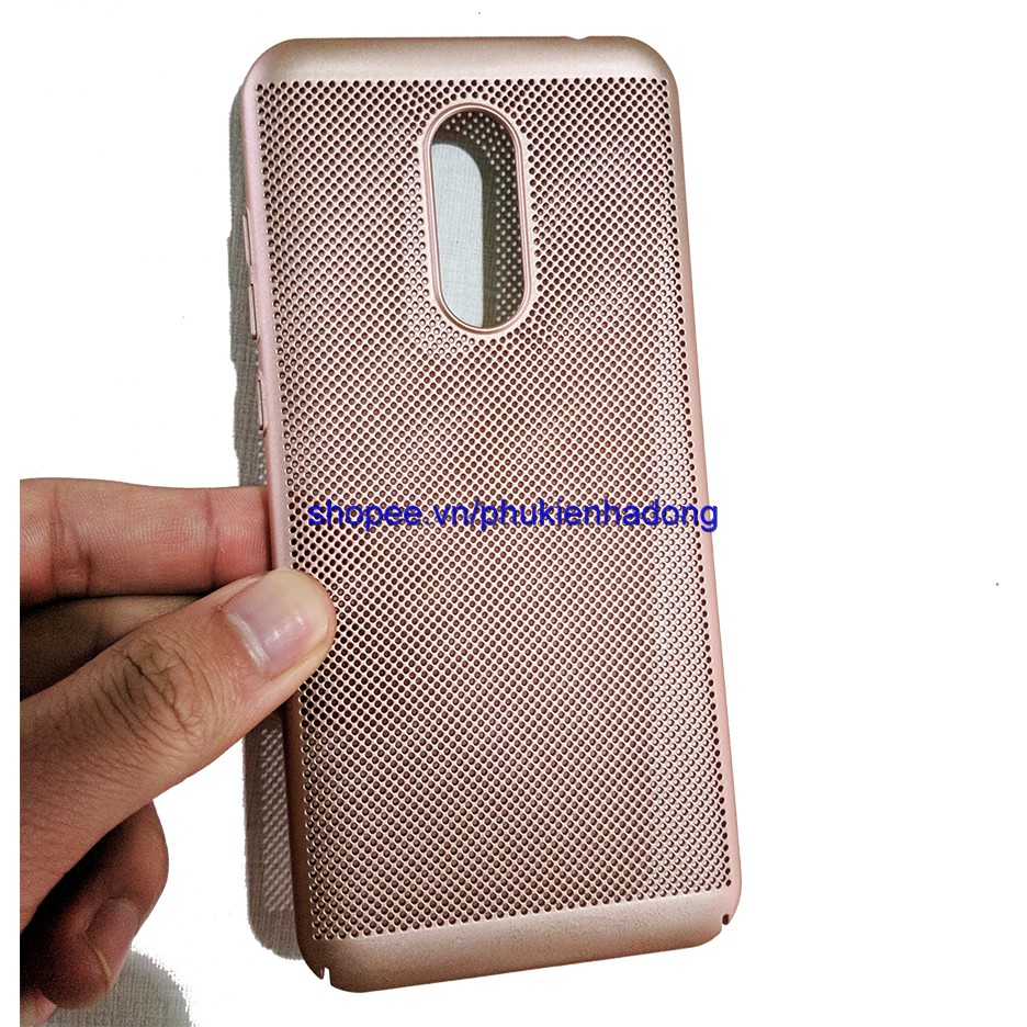 Ốp lưng lưới tản nhiệt Xiaomi Redmi 5 Plus (Vàng)