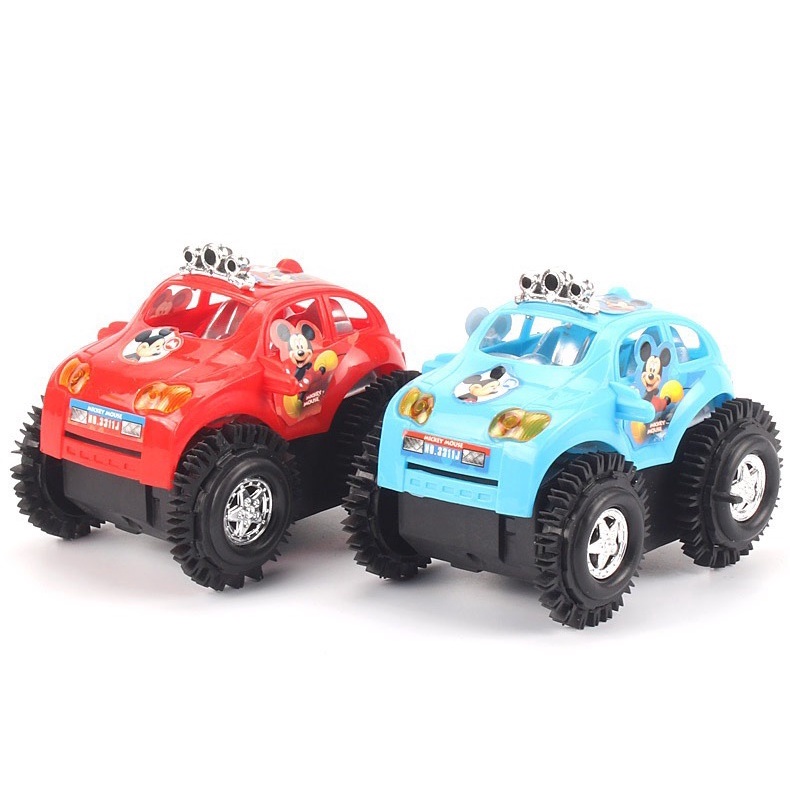 Xe hình mickey có trớn cho bé