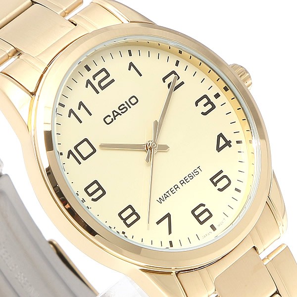 Đồng hồ nam dây kim loại Casio chính hãng Anh Khuê MTP-V001G-9BUDF (38mm)
