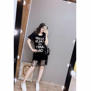 Đầm teen tua rua