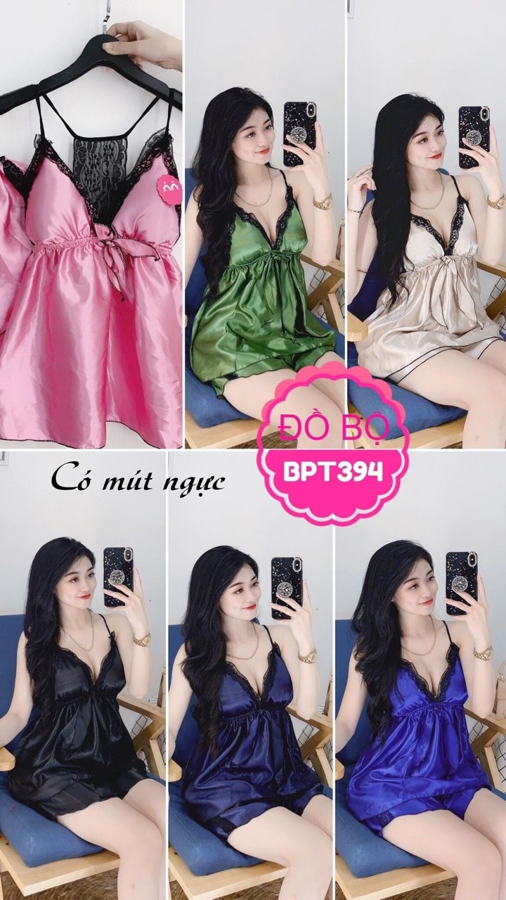 Đồ ngủ phi bóng sexy ren lưng có mút freesize dưới 55kg