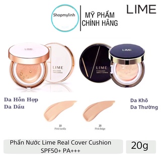 PHẤN NƯỚC LIME REAL COVER PINK CUSHION