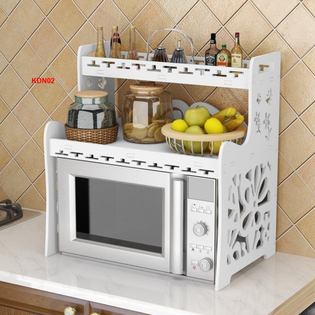 Kệ Lò Vi Sóng KDN01 - Kể Đề Bàn Nhà Bếp -Kệ Lắp Ráp Viendong Adv