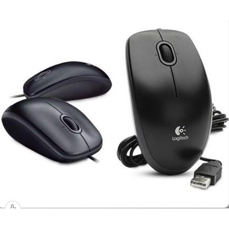 Chuột Có Dây Logitech B100 - Hàng Chính Hãng