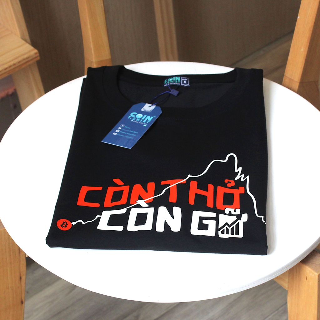 Áo thun Còn Thở là còn Gỡ, Binance, Bitcoin, CoinTshirt, Crypto