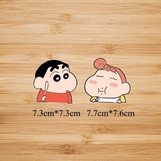 Hình ủi , Hình in nhiệt - mẫu ''cậu shin và bạn''(com 2 hình)