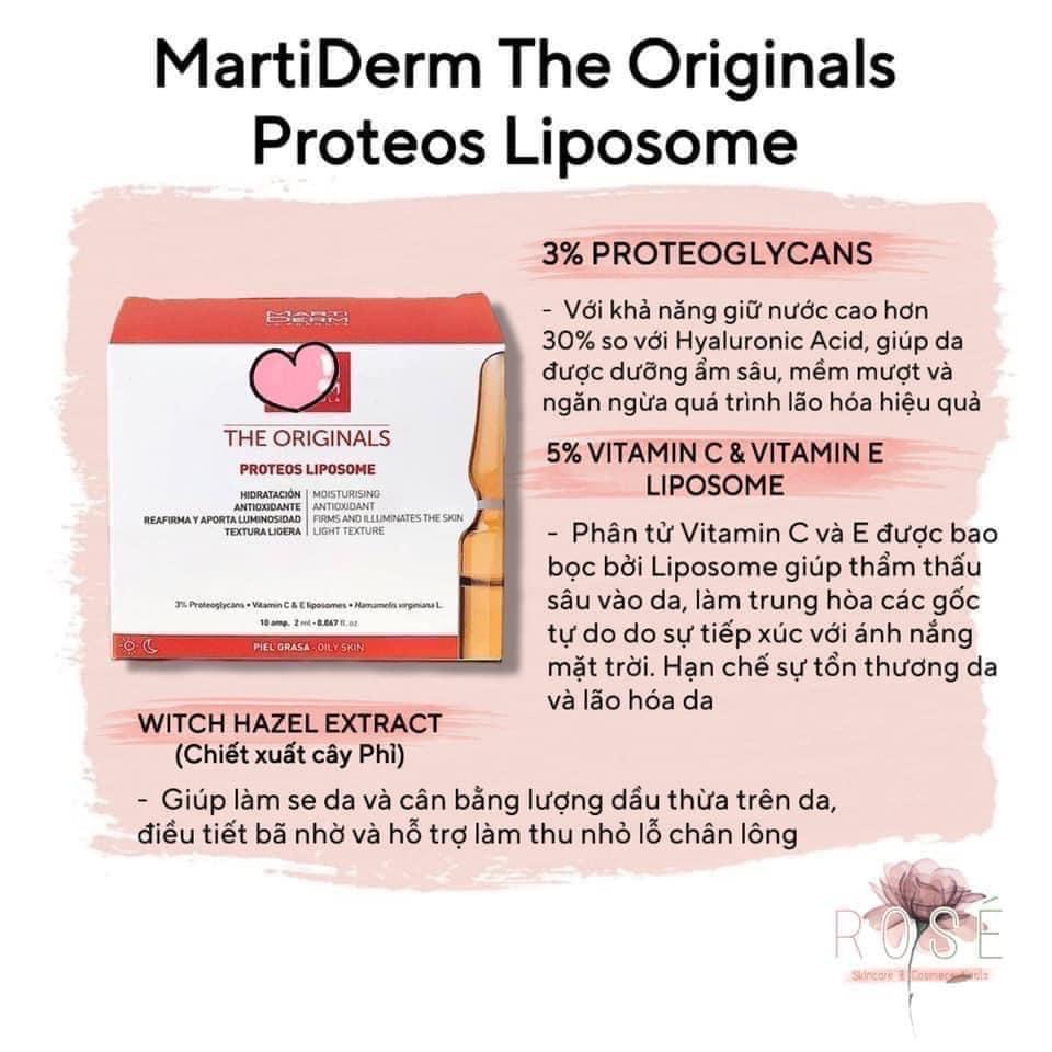 [Hàng chuẩn Auth] Tinh chất MartiDerm - The Originals Proteos Liposome