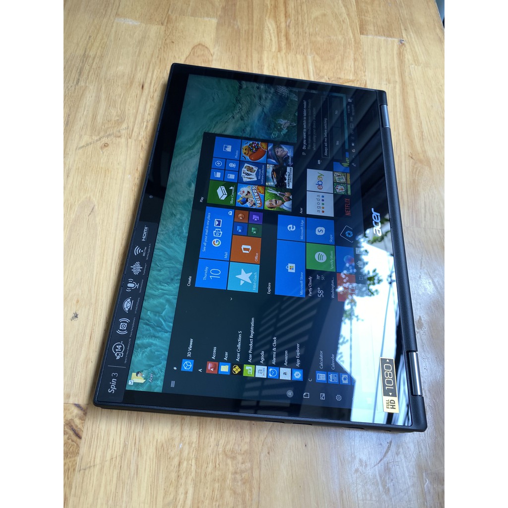 Laptop Acer Spin 3 sp314, i5 8265u, 8G, 128G, 14in, Full HD, touch, x360 | BigBuy360 - bigbuy360.vn