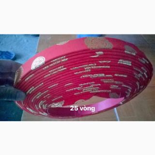 Khăn xếp đồng tiền 25 vòng.