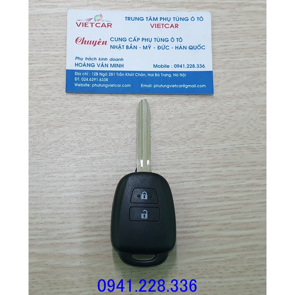 Vỏ chìa khóa Toyota Vios, Yaris 2015-2020