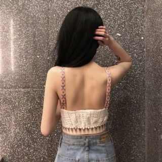 Bikini móc len đi biển( 2 màu)
