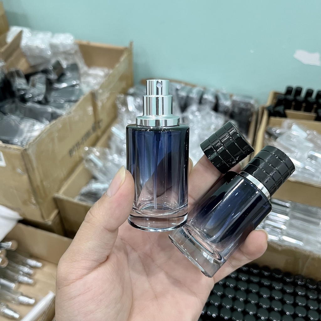 Chai Lọ=Lọ đựng Nước Hoa Ngắn Nắp Hình Cầu Dung Tích 30ml