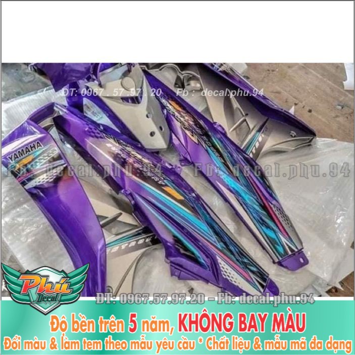 Tem rời Sirius Tím Bạc Crom (H) -1
