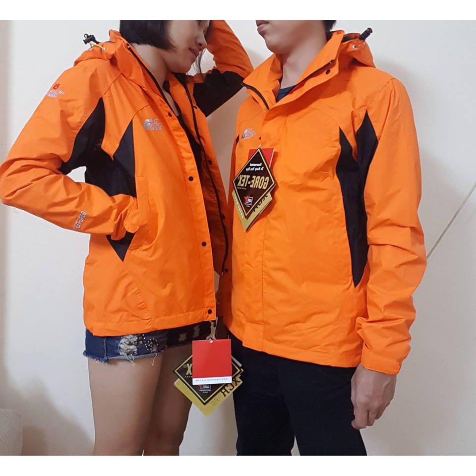 Áo TNF CAO CẤP 2 Lớp Cho Cặp Đôi- Màu cam
