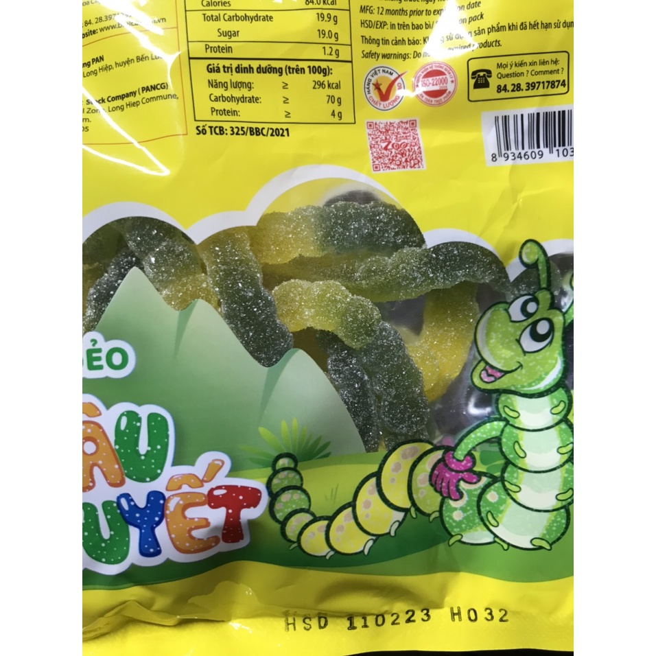 Thanh Hoá - Kẹo Dẻo Zoo Jelly sâu tuyết 96g