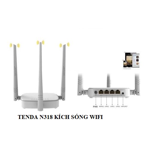 Bộ phát wifi Tenda N310/N315 tốc độ 300 Mbps, router wifi tenda, modem wifi, cục phát wifi - Bản Quốc Tế Like New 95% | BigBuy360 - bigbuy360.vn