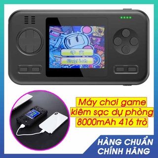 Máy chơi game kiêm sạc dự phòng 8000 mAh tích hợp 416 game tuổi thơ siêu hay