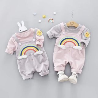Set Áo thun và Yếm cho bé