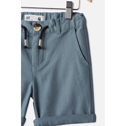 Quần Short Bé Trai Đũi Lật Gấu CottonOn