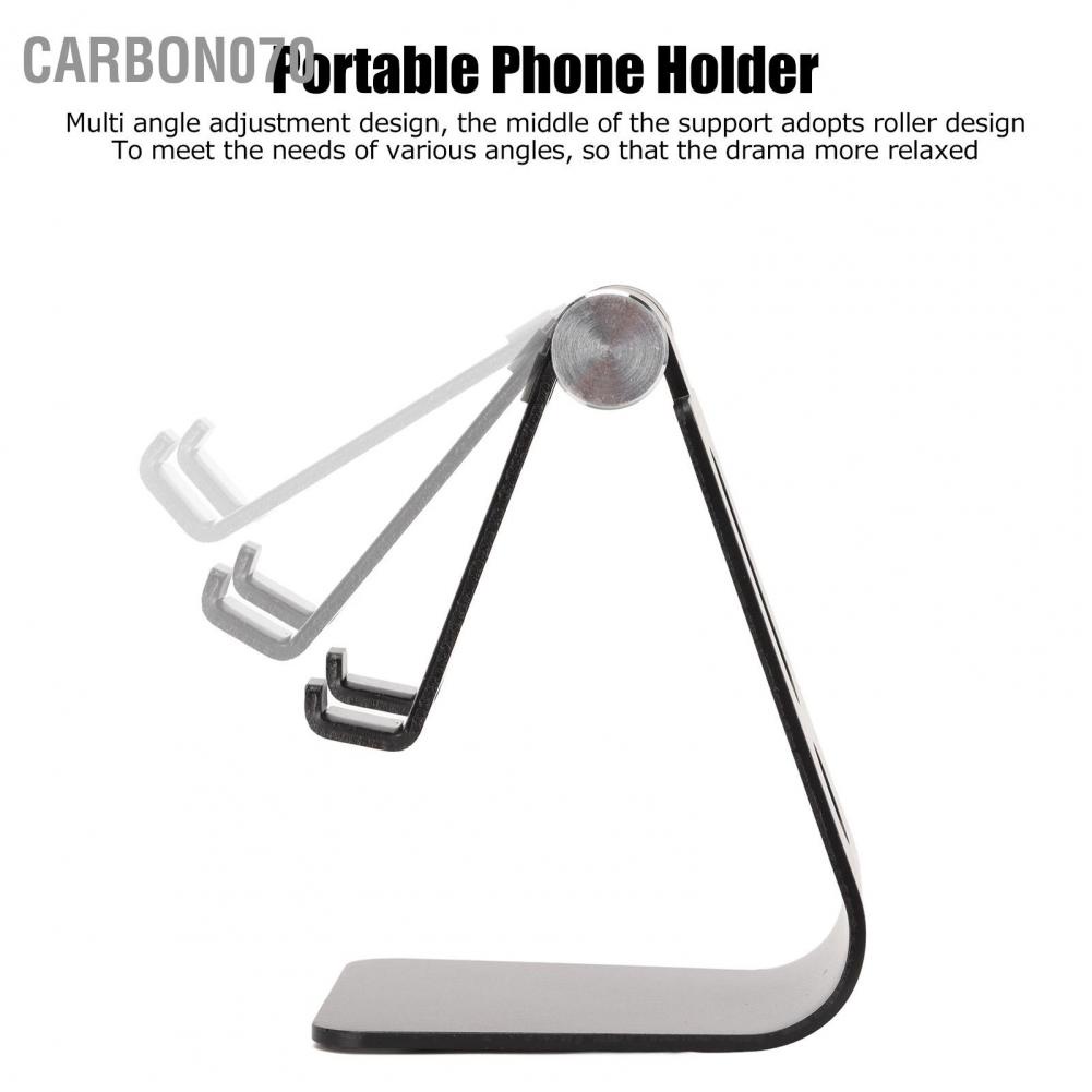 Carbon070 Tablet Stand Aluminum Alloy Material Integrated Molding Multi Angle Adjustment Save Desktop Space Phone