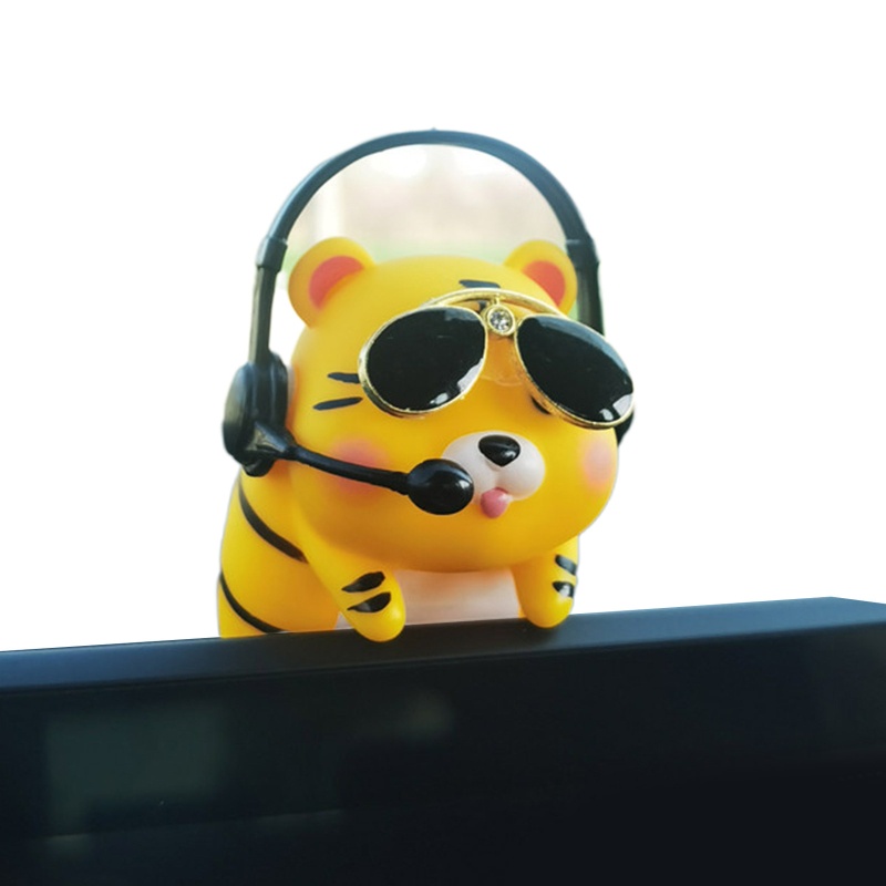 Rox Dây Treo Trang Trí Bảng Điều Khiển Trung Tâm Xe Hơi Hình Gấu Trúc/Hổ Xinh Xắn