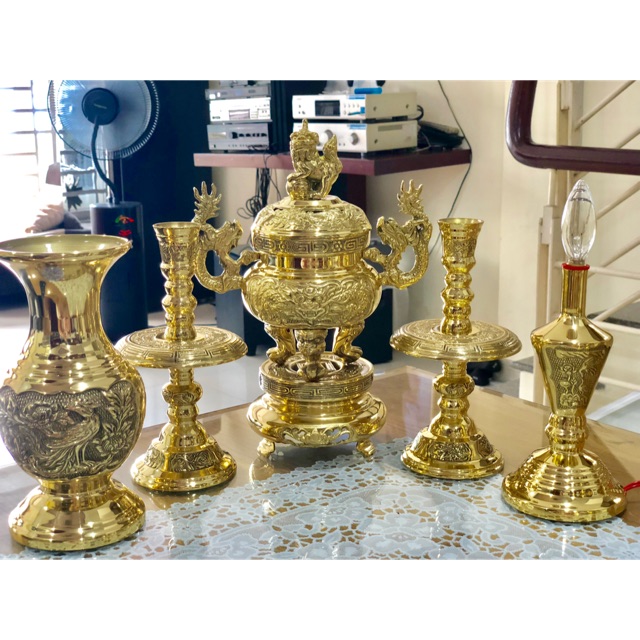 BỘ ĐỈNH LƯ ĐỒNG CAO 28cm