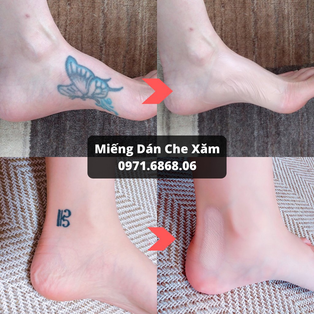 Miếng dán che hình xăm Nhật Bản, nhiều kích thước, nhiều tone da, chống thấm nước, chống mồ hôi, che hình xăm hoàn hảo