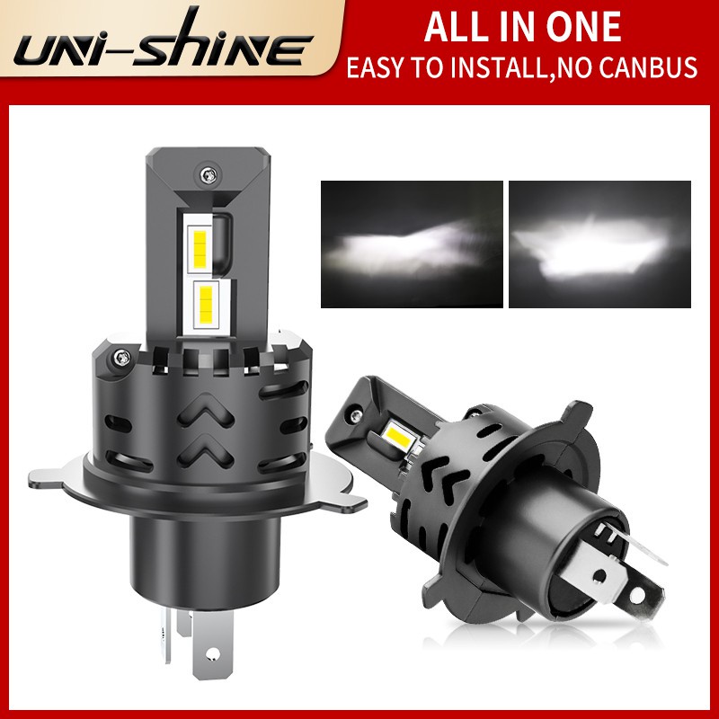 Đèn pha led mini H4 H7 H11 H1 9005 9006 Hb3 Hb4 12v 3570 dành cho xe hơi
