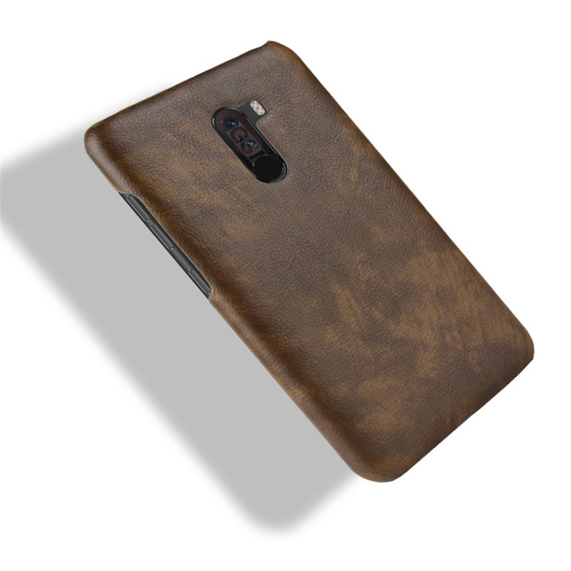 For Xiaomi Pocophone F1 Case Hard PC PU Leather Phone Case For Xiaomi Poco F1