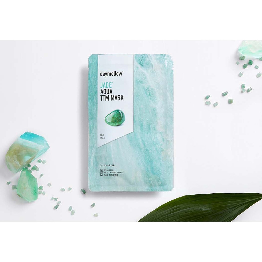 Daymellow Mặt Nạ Dưỡng Ẩm Jade Aqua Ttm Mask 27ml