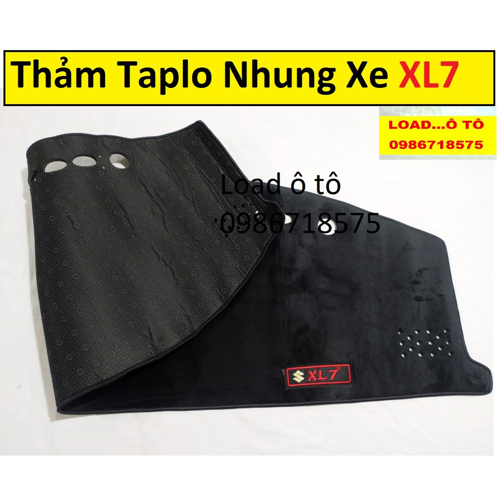 Thảm Nhung Taplo Suzuki XL7 2022-2019 Chống Nắng Taplo Cao Cấp