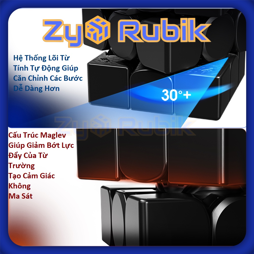 Rubik Gan 13 Maglev Frosted - Gan 13 Maglev UV- Gan 13 FX - Đồ Chơi Trí Tuệ Khối Lập Phương 3 Tầng Cao Cấp - Zyo Rubik