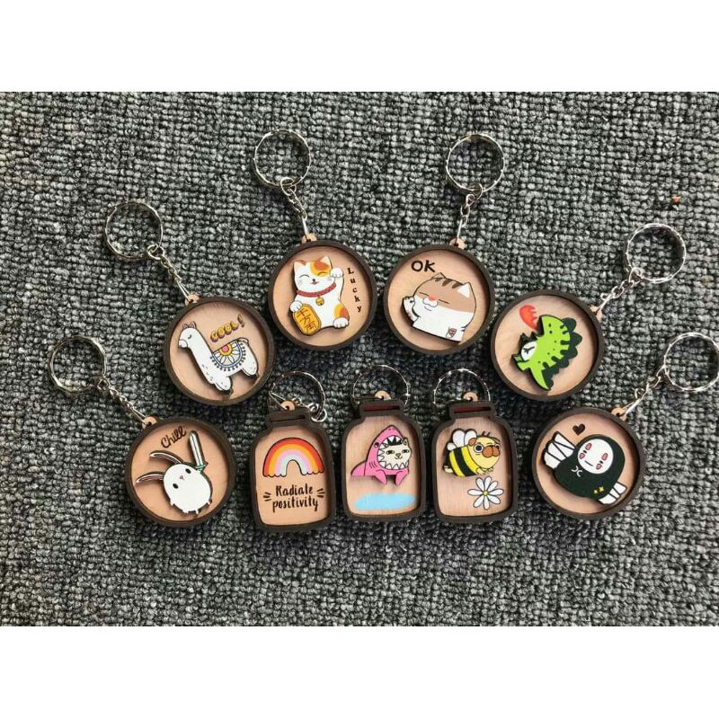 Móc khóa 3D siêu hót