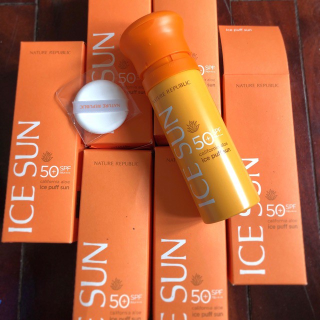 Kem chống nắng icesun /Freeship từ 150k/ Kem chống nắng NATURE REPUBLIC ICE SUN SPF 50 PA+++