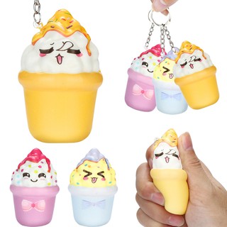 Squishy dẻo hình kem ốc quế dễ thương