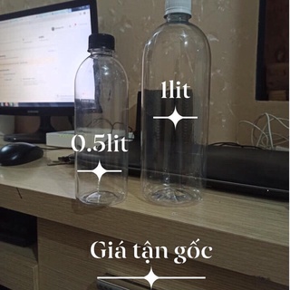 set 50 chai nhựa 1 lít