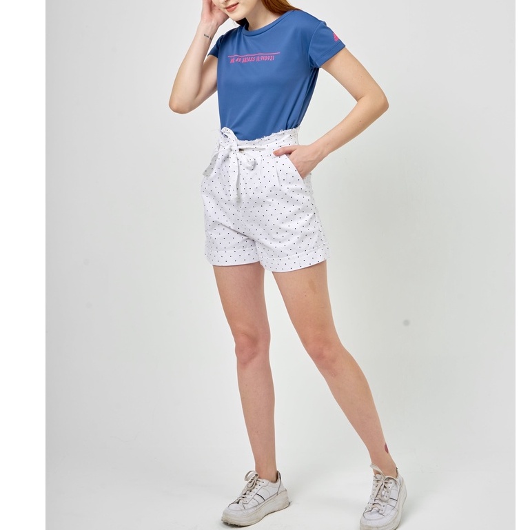 Quần short lưng cao kèm belt