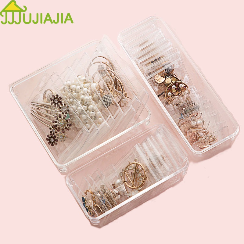 Bộ 20 cái túi đựng trang sức JUJIAJIA chống oxy hóa trong suốt sức chứa lớn