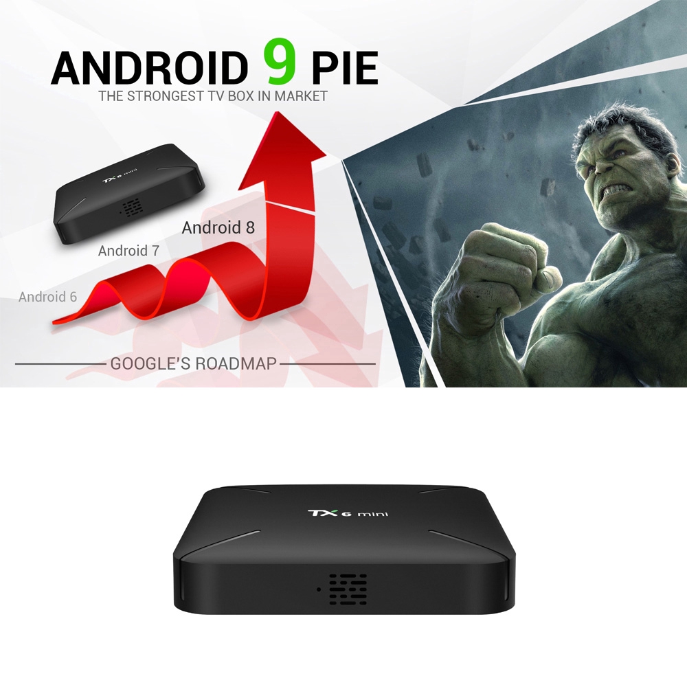 Tv Box Tx6 Android 9.0 2gb 16gb 2.4ghz Wifi Media Player 4k H.265 Tx6 Và Phụ Kiện