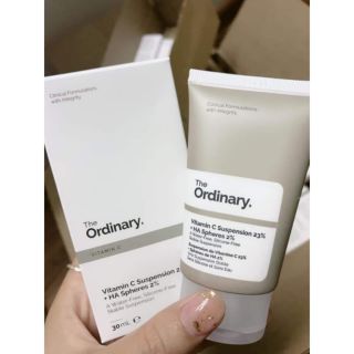 Serum dưỡng trắng da 𝗧𝗵𝗲 𝗢𝗿𝗱𝗶𝗻𝗮𝗿𝘆 𝗩𝗶𝘁𝗮𝗺𝗶𝗻 𝗖 𝗦𝘂𝘀𝗽𝗲𝗻𝘀𝗶𝗼𝗻 𝟮𝟯% + 𝗛𝗔 𝗦𝗽𝗵𝗲𝗿𝗲𝘀 𝟮% 30ml